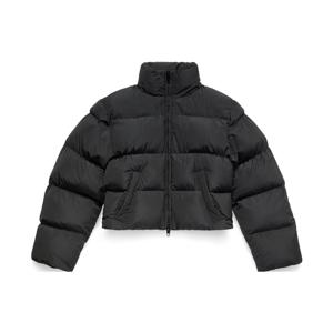 발렌시아가 슈렁크 푸퍼 재킷 - 블랙  751101TYD361000