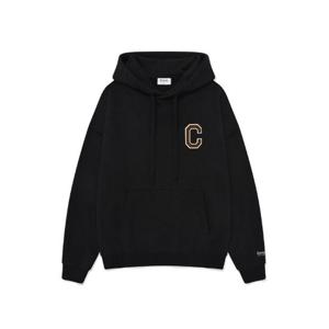 M 커버낫후드티 CQK CO2403HD01-BK C 로고 후디 블랙