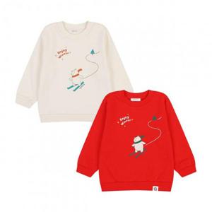[아가방]제프멜맨투맨(IVORY,RED) 01R751002