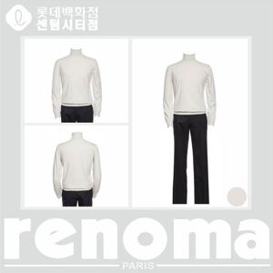 [레노마캐주얼][가을겨울니트티]남성티셔츠 목폴라 니트티셔츠(아이보리) RQCIKT96A
