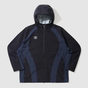 엄브로바람막이 LQC UP321SJK91-BLK 액티브 볼드라인 3LAYER 쉘 바람막이 자켓 BLACK