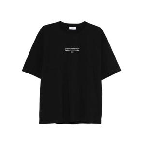 오프화이트 반팔 티셔츠 OMAA120F25JER011 1001 BLACK WHITE