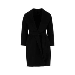 S MAXMARA Black wool Messi coat 2529016061600 013