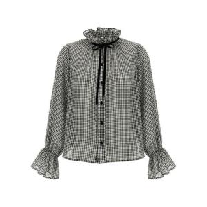 가니   블라우스 SS25 W0155099 4969215 Black