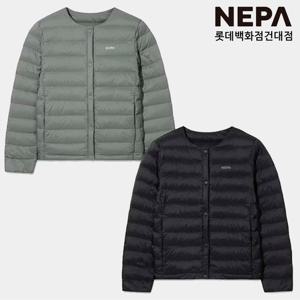 네파 [택가 199,000원] 여성 가을 겨울 슬림 다운 레타 넥리스 경량 패딩 오리털 다운 자켓 7L82012