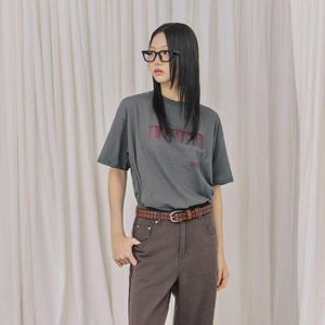 [랩]빈티지 프린팅 박시티셔츠 AR3CT860