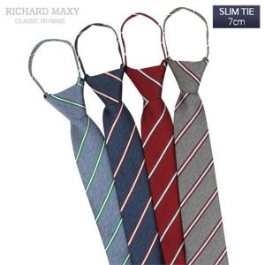 [자동/7cm] 스트라이프 자동넥타이 4color - SMRT 069