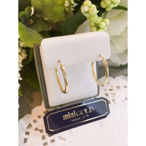 미니골드 14K 베이직 링귀걸이 (18MM) ECPM4098