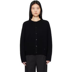 25 FW Loulou de Saison 여성 블랙 아이더 가디건 251473F095001