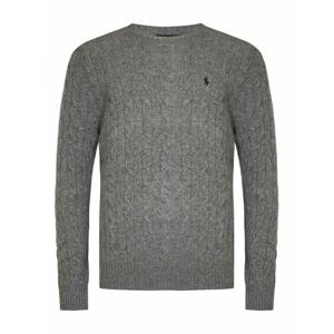 [POLO RALPH LAUREN] 라프리마 남성 크루 넥 울 앤 캐시미어 크루넥 스웨터 710876762012 Grey /8