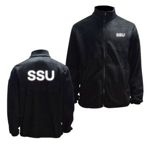 블랙 겨울집업 기모 반사 후리스 집업 SSU