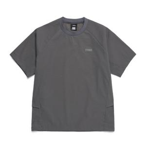 내셔널지오그래픽 N252UTS310 피오토스 우븐 세미오버핏 반팔 티셔츠 IRON GREY
