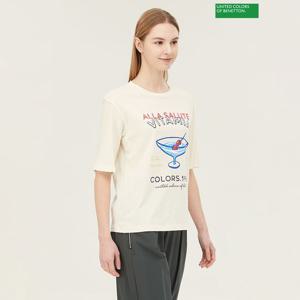 [베네통] 카프리 티셔츠 BATS17411
