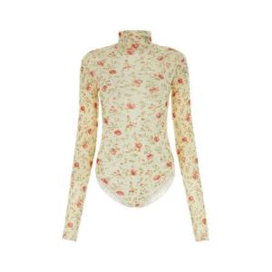 프라다 플라워 프린팅 하이넥 바디 수트 1979578