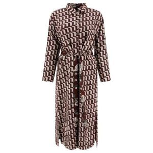 막스마라 MICAELA 그래픽 패턴 리버시블 원피스 1589763