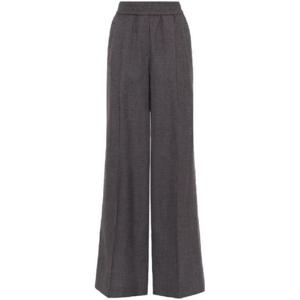 BRUNELLO CUCINELLI 플리츠 와이드 팬츠 1584636