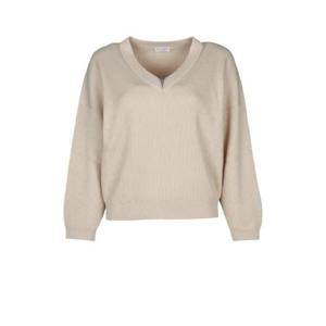 BRUNELLO CUCINELLI 브이넥 코튼 니트 1964025
