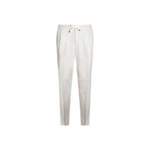 BRUNELLO CUCINELLI 드로스트링 린넨 팬츠 1828446