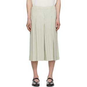 Homme Plisse Issey Miyake 반바지 그레이 테일러드 플리츠 1 쇼츠 251729M193008