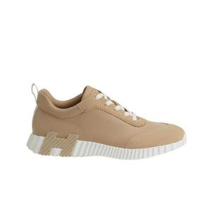 에르메스 바운싱 스니커즈 카프스킨 스웨이드 고트스킨   베쥬 랑 H221898ZH5K
