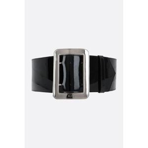 GUCCI 페이턴트 가죽 허리 벨트 7185051J70G1000