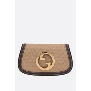 GUCCI 구찌 블론디 캔버스 amp 부드러운 가죽 숄더백 699268FAA6X2348