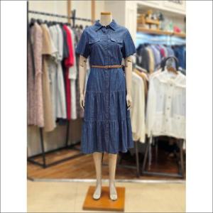 BCBG 세이브존02 데님 롱 원피스 B5B3O603
