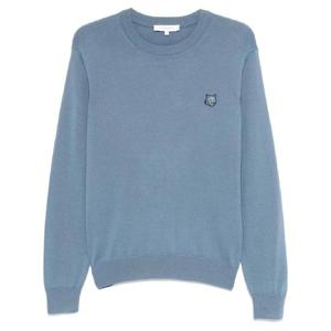 25 FW Maison Kitsune 볼드 폭스 헤드 패치 스웨터 MM00815KT1036 TP434292024