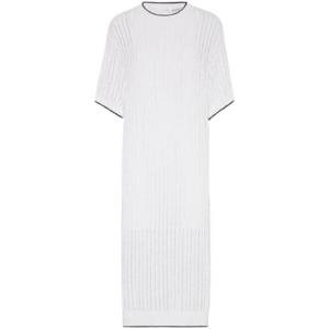 BRUNELLO CUCINELLI 브루넬로 쿠치넬리 화이트 롱 원피스 2092286