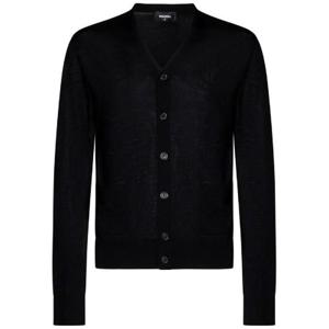 Dsquared2 로고 자수 니트 가디건 S74HA1443S18310 900 TP934747417