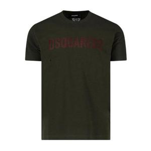 Dsquared2 로고 프린트 크루넥 티셔츠 S74GD1059S22507 697 TP936273113