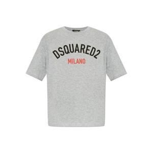 Dsquared2 로고 프린트 크루넥 티셔츠 S71GD1556S22146 857M TP936412872