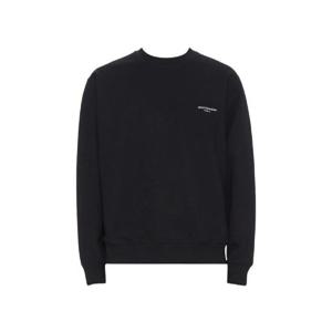 우영미 스퀘어 라벨 스웨트셔츠 블랙   22FW W223TS21723B