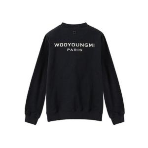 우영미 백로고 스웨트셔츠 네이비   24FW W243TS27722N