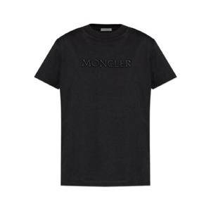 몽클레어 몽클레어 블랙 반팔 티셔츠 2112750