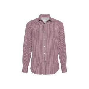 BRUNELLO CUCINELLI 브루넬로 쿠치넬리 레드 셔츠 2134000