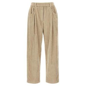 BRUNELLO CUCINELLI 플리츠 코듀로이 밴딩 팬츠 1719019