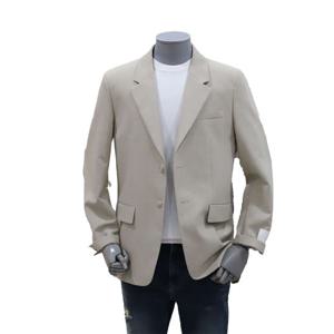 [본(정장)]BON 24S/S 아이비리그 베이지 세미오버핏 금속디테일 남성 자켓 (BN4SEA232BE)