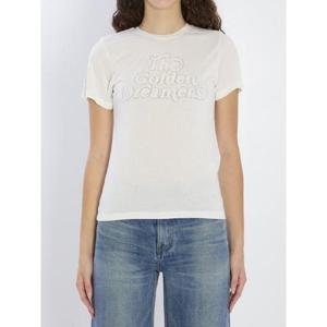 Golden Goose 골든 구스 화이트 반팔 티셔츠 2153889