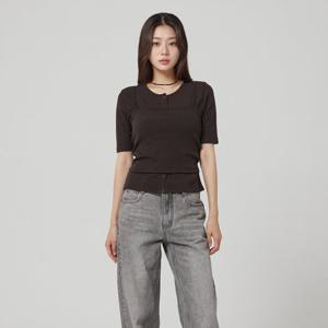 [랩]골지 반팔 가디건 나시SET(AR3EX860)