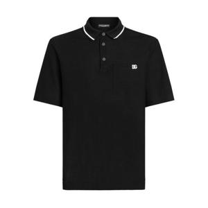 돌체앤가바나 폴로 티셔츠 G8SN2ZHU7UT N0000 Black