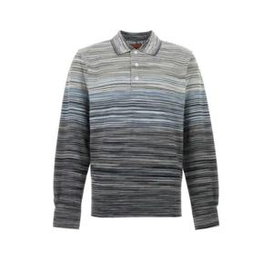 미소니 긴팔 티셔츠 US24W20DBJ0014 SM90DE STRIPPED