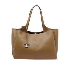 [TODS] 라프리마 여성 크로스 바디 가방 미디엄 레더 토트 백 XBWAPAF9300QRI3L26 Brown /8