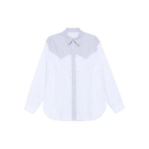 25 FW 메종마르지엘라 투톤 요크 셔츠 S50DT0062MTN110 TP442345463