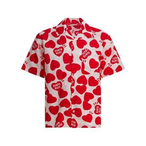HUMAN MADE HM29SH026WHITE Heart Vacation  shirt