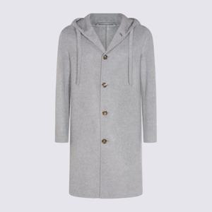 라르디니 울 블렌드 후드 버튼 코트 AARUT C65630910