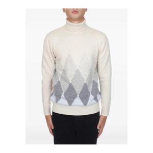 25 FW 발렌타인 아가일 터틀넥 스웨터 B2P0107K0A8 TP443351106