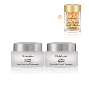 [엘리자베스아덴]어드밴스드 세라마이드 리프트 앤 펌 나이트 크림 50ml 스페셜 세트(동일 정품 추가증