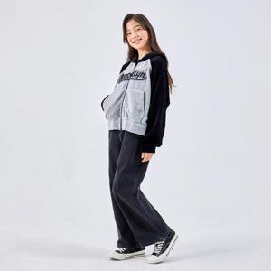 USALL 유솔 HC29 유니 말랑 기모 와이드 데님 ULTJ24T01