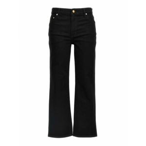 [TORY BURCH] 라프리마 여성 부츠컷 크롭 킥 플레어 진 161597006 블랙 /8